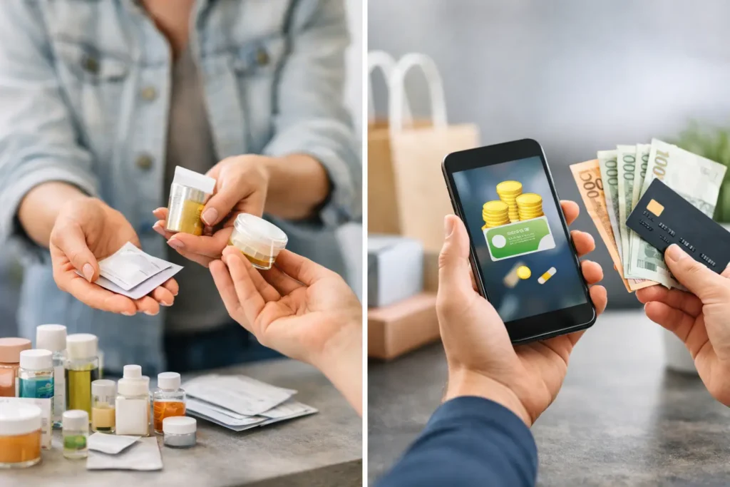 Sampling versus cashback campagne