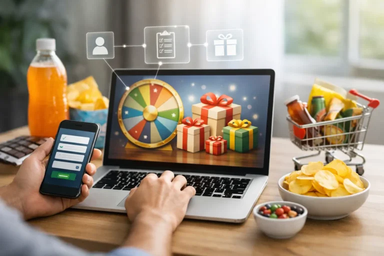 Actiewebsite leadregistratie voor FMCG-merken
