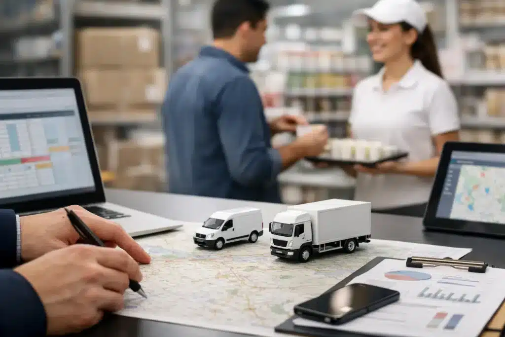 Sampling logistiek efficiënt plannen voor meer trial